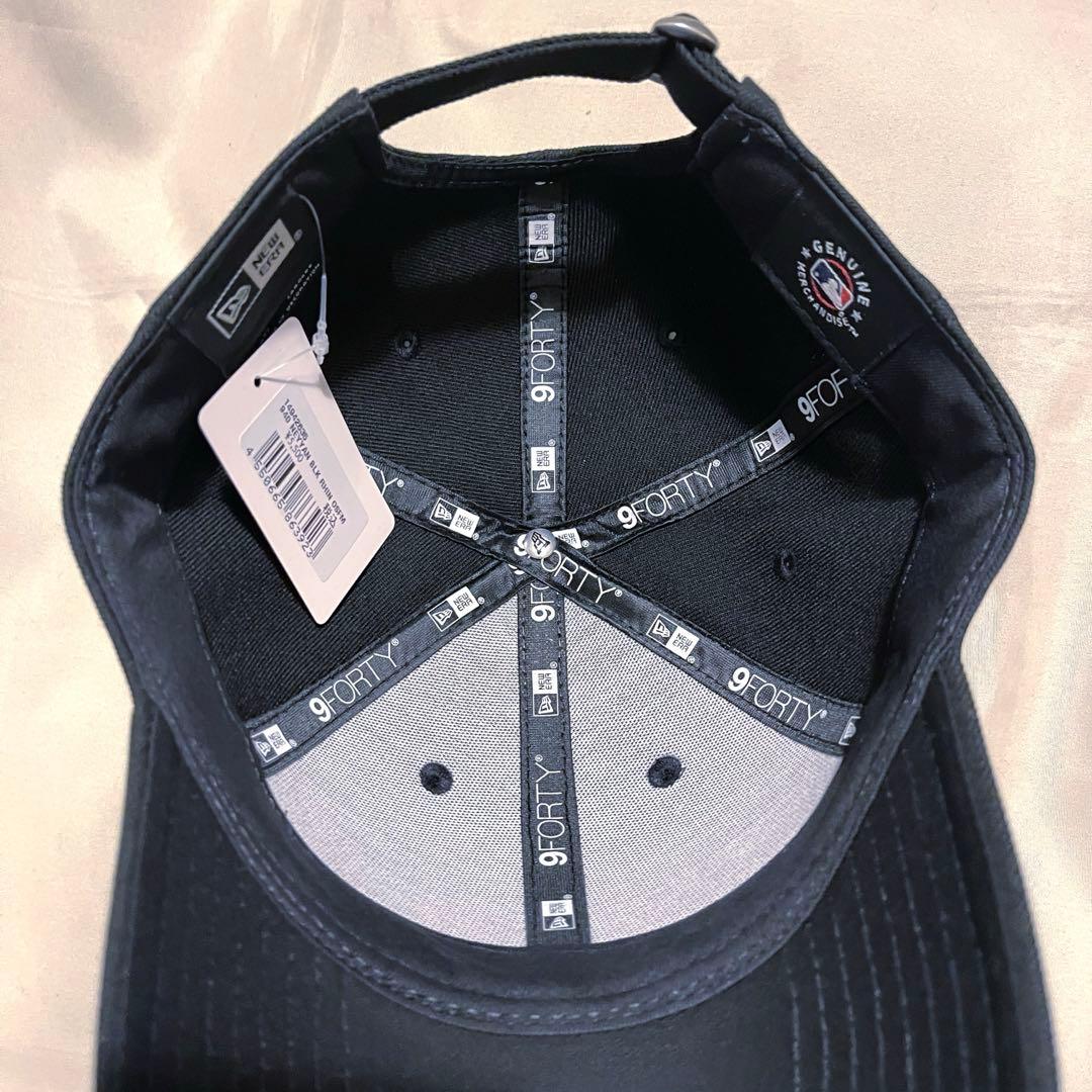 新品未使用 9FORTY rhinestone ラインストーン ブラック