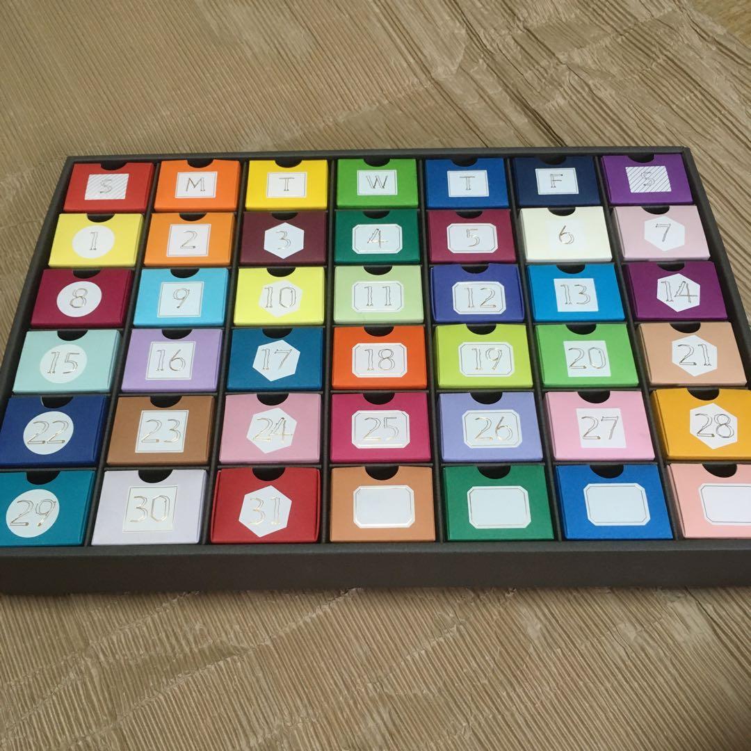 ペーパークラフト カレンダー　アドベントカレンダー　超貴重　オリジナル　未販売