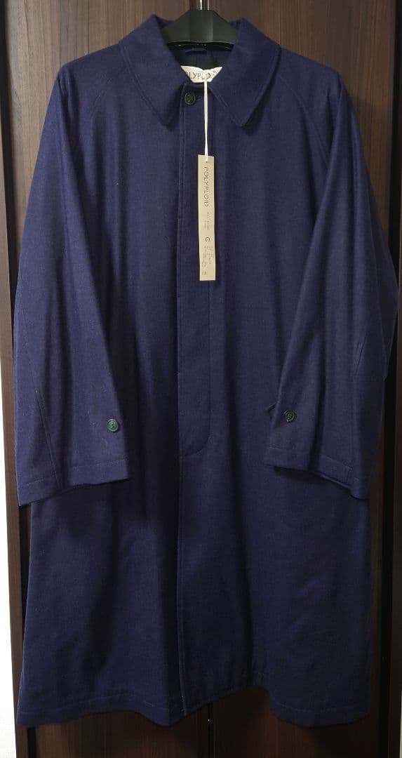 【くろ様】ポリプロイド　POLYPLOID　ロングコートC　ネイビー