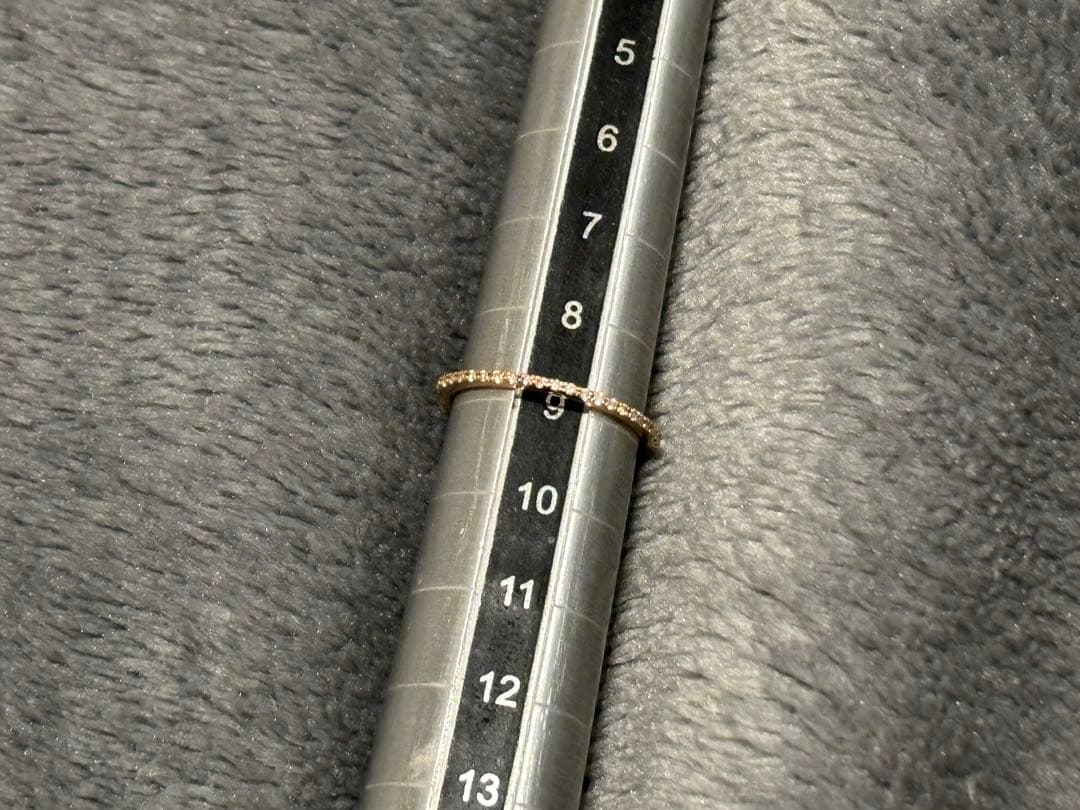 ブランイリス K10 極細エタニティリング 9号