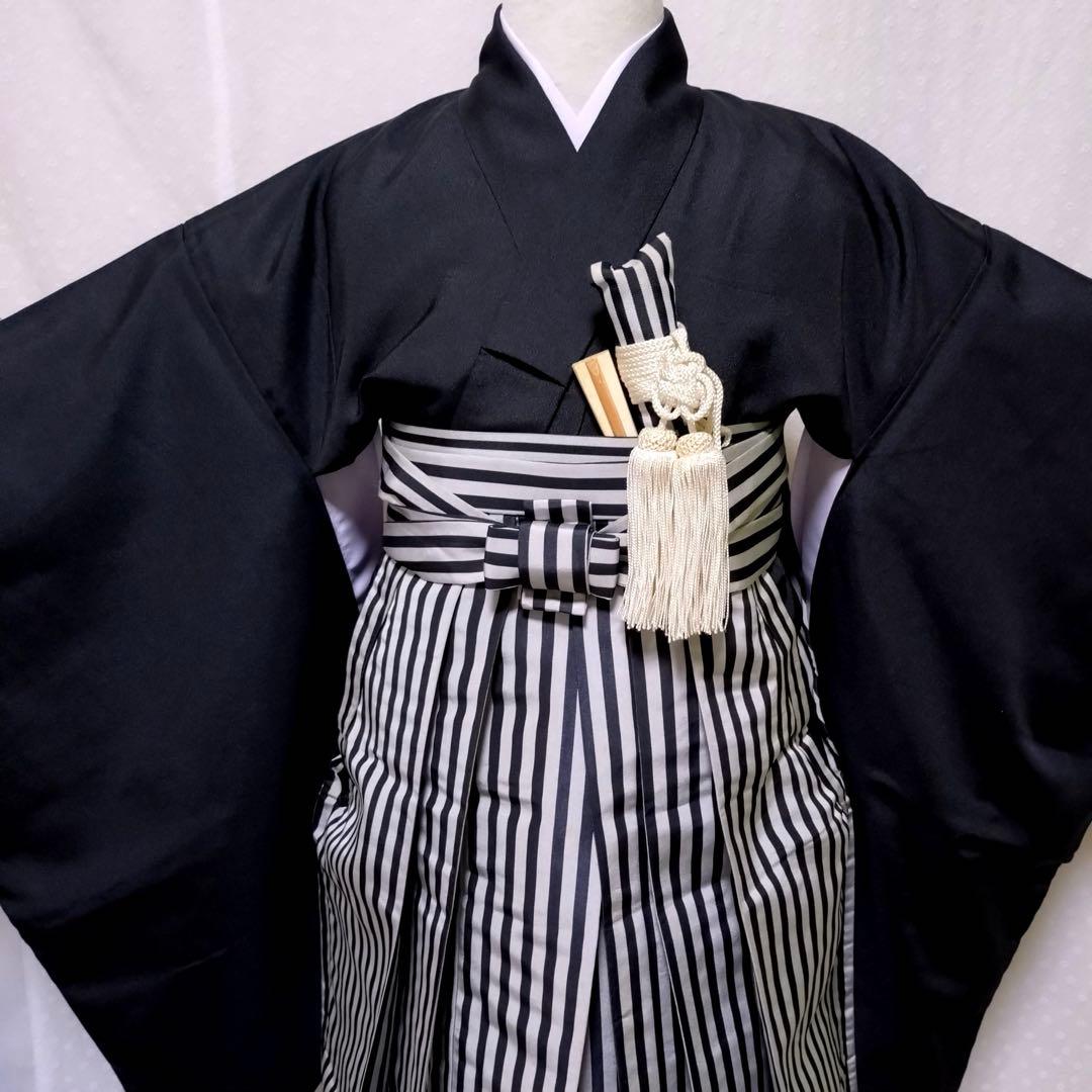 七五三　5歳　着物　袴、羽織、長襦袢、小物、 フルセット