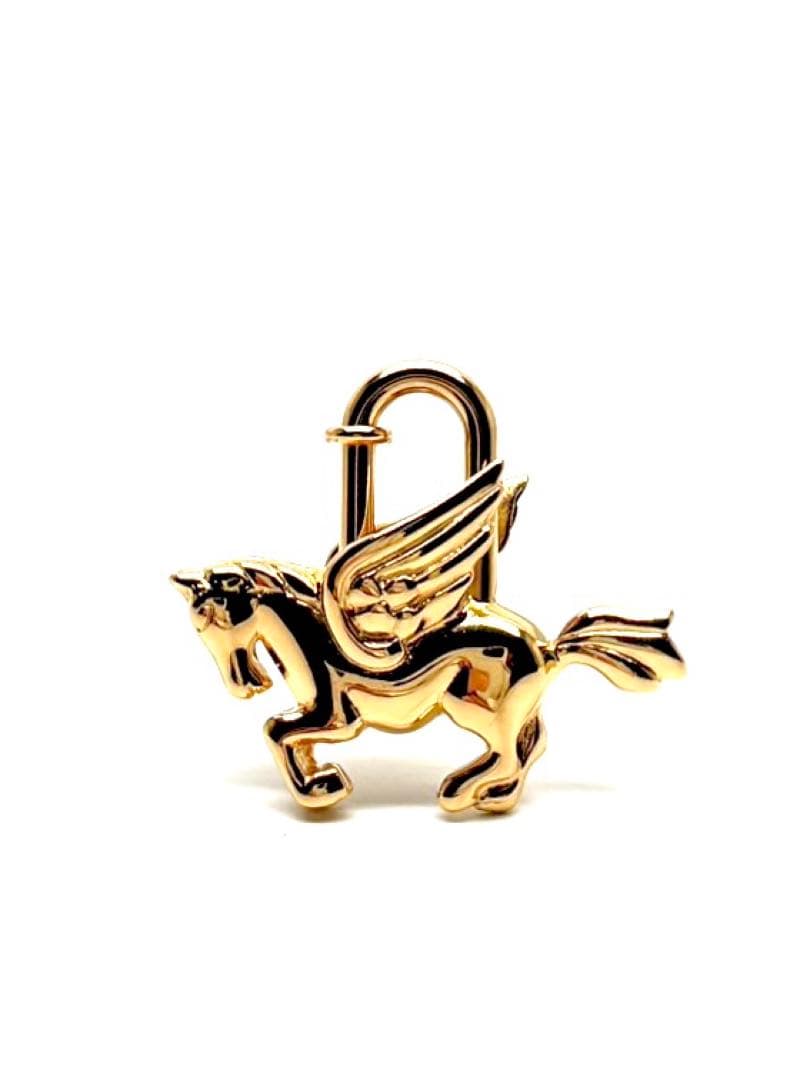 HERMES ペガサス　カデナ　エルメス　南京錠　ゴールド