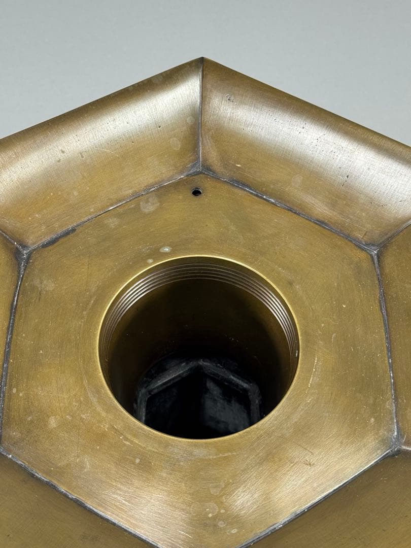 唐銅花器　いけばな　池坊　立花　古流　花瓶　華道具 高さ28.5cm 5kg