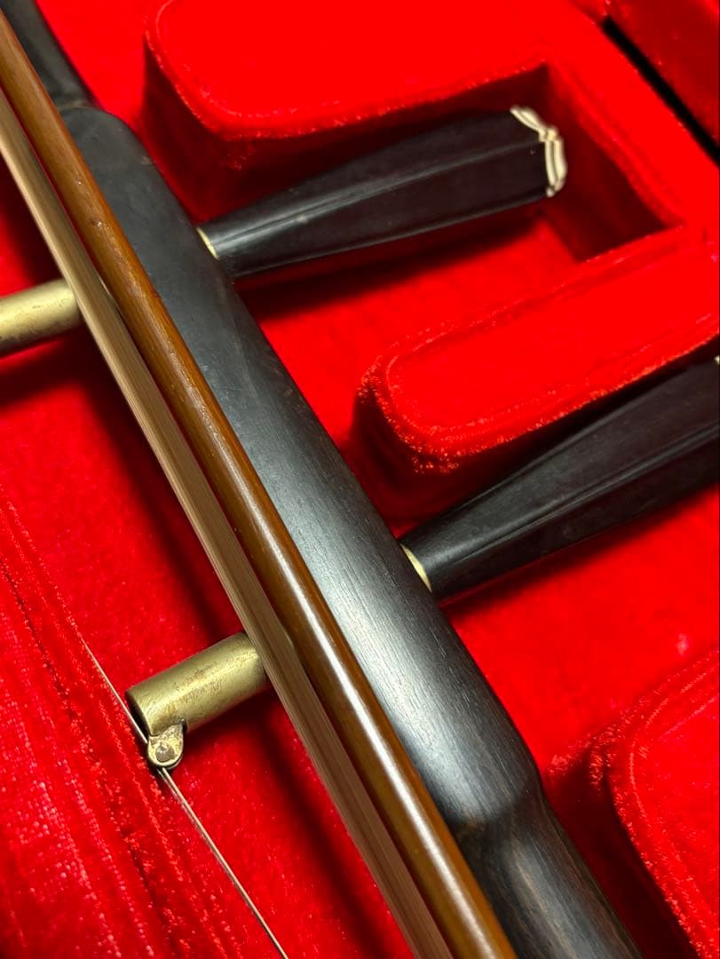 N*o様 【希少品】高級 二胡 宋廣寧製 付属品 ケース付き現状渡し