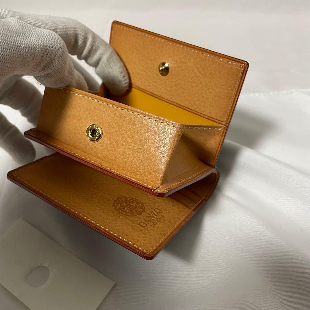 ✨未使用保管✨　GANZO シンブライドルレザー　ブラック　黒　財布　メンズ