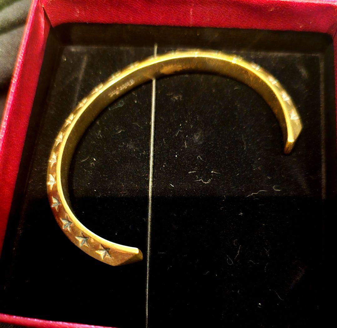 Calee Inc. ゴールドバングル 星型装飾