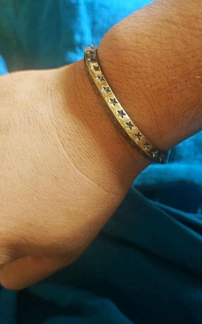Calee Inc. ゴールドバングル 星型装飾