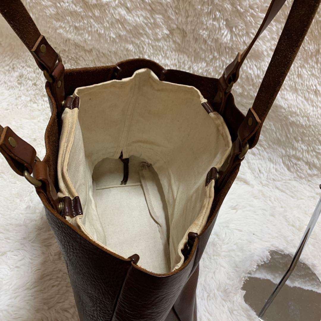 SLOW トートバッグ　bono ダークブラウン