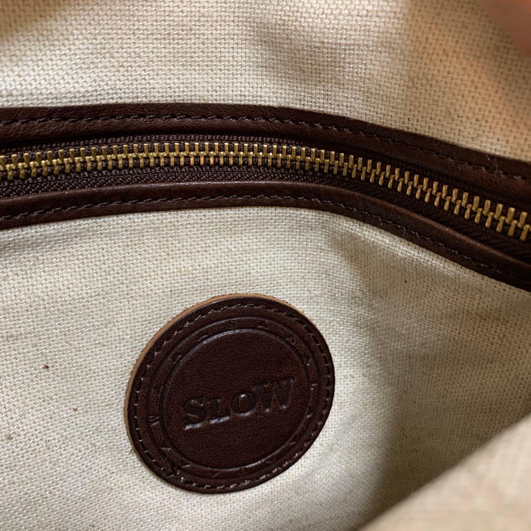 SLOW トートバッグ　bono ダークブラウン