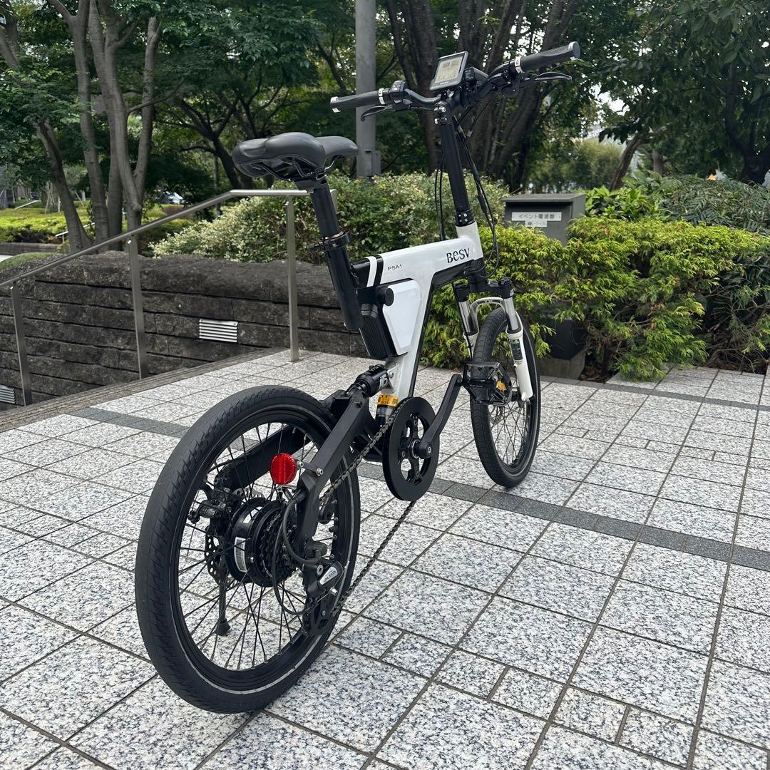 ゴン　ベスビー BESV PSA1 電動アシスト自転車 20インチ 白黒
