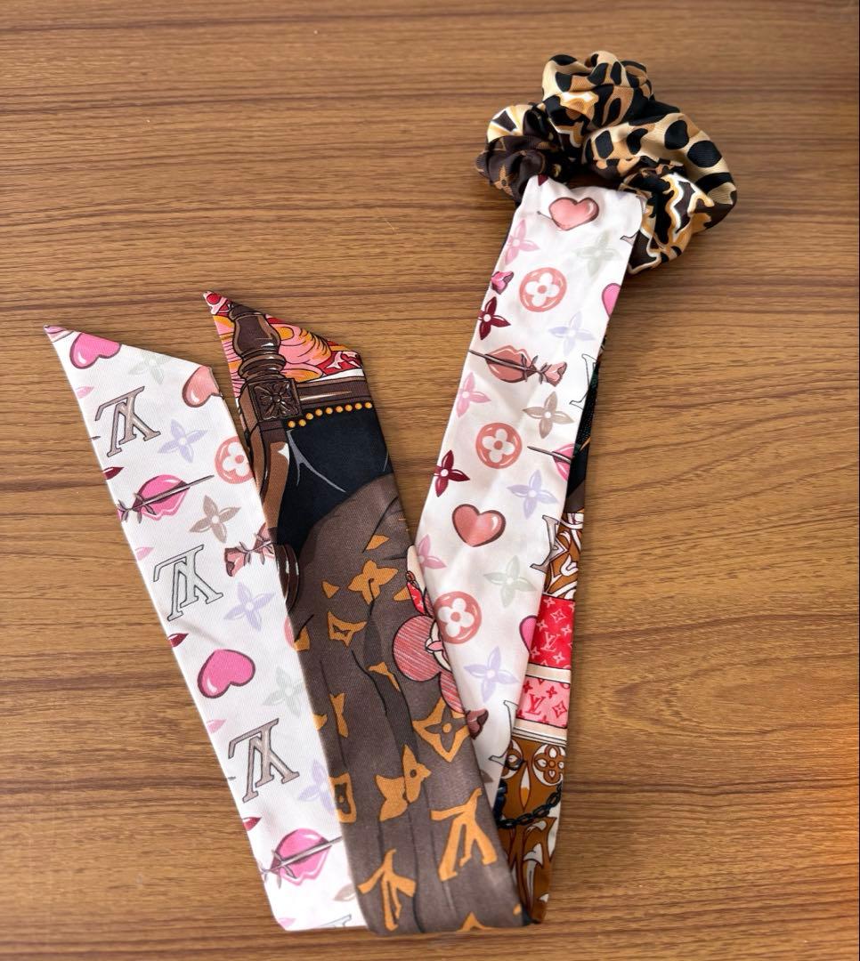 ルイヴィトン　シュシュ　リボン