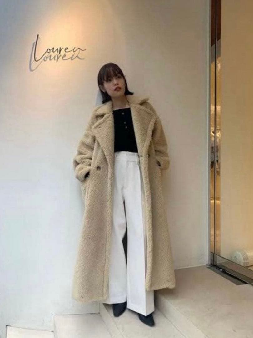 Louren volume boa coat ローレン ボリュームボアコート