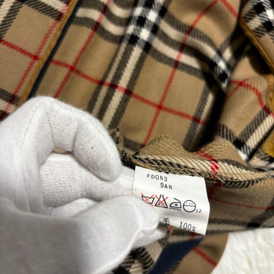Burberry バーバリー ノバチェック ネイビー トレンチコート ベルト付き