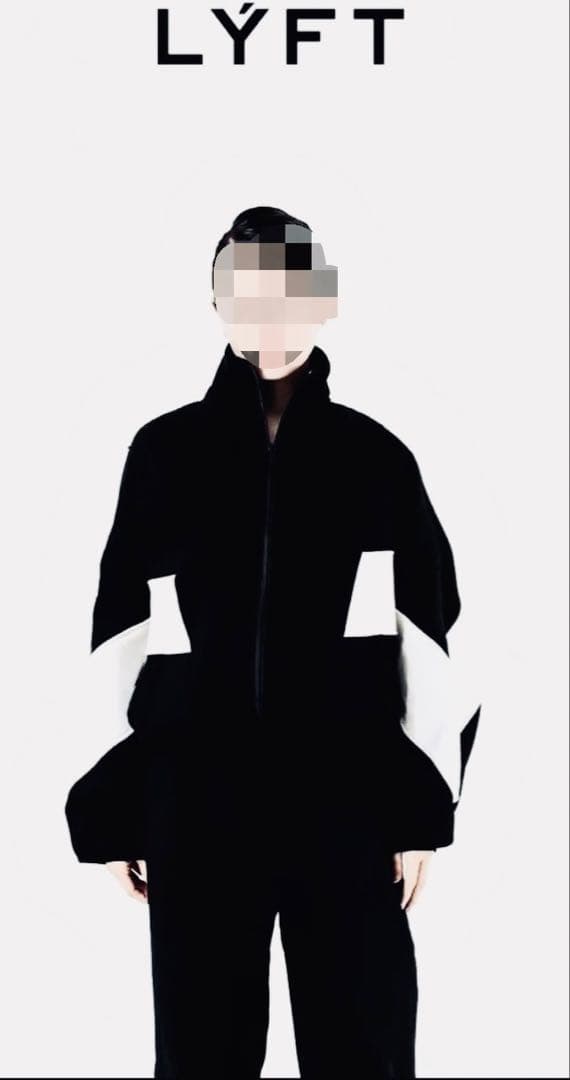 レアLYFTリフトフルジップアップ完売品スウェットジャケットモックネックアウター