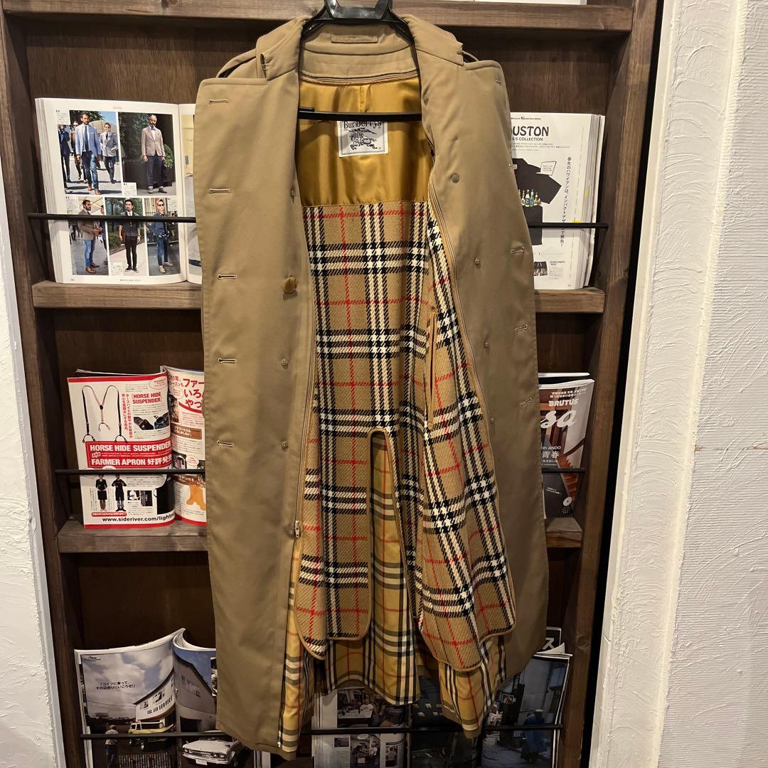 美品　Mサイズ　Burberry ライナー付トレンチコート　ヴィンテー