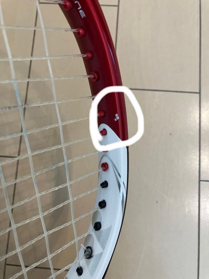YONEX テニスラケット　VCORE98D G3 レッド/ホワイト