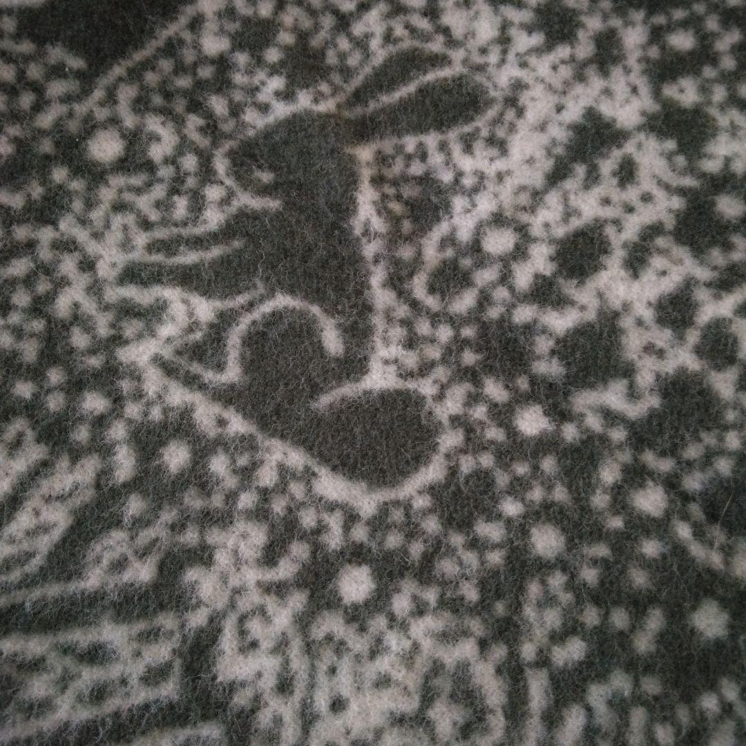 【美品】ミナペルホネン クリッパン 10周年　ウールブランケット