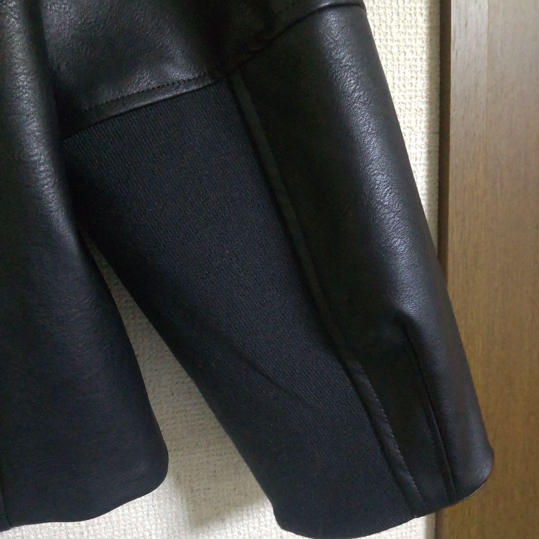 Alphabet　alphabet コクーンフェイクレザージャケット