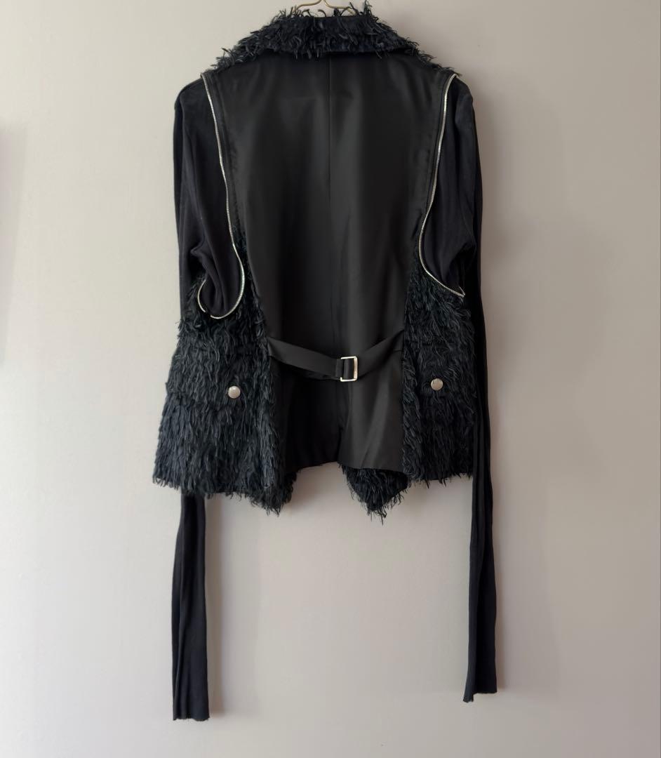 UNDERCOVER ライダース　異素材ミックス