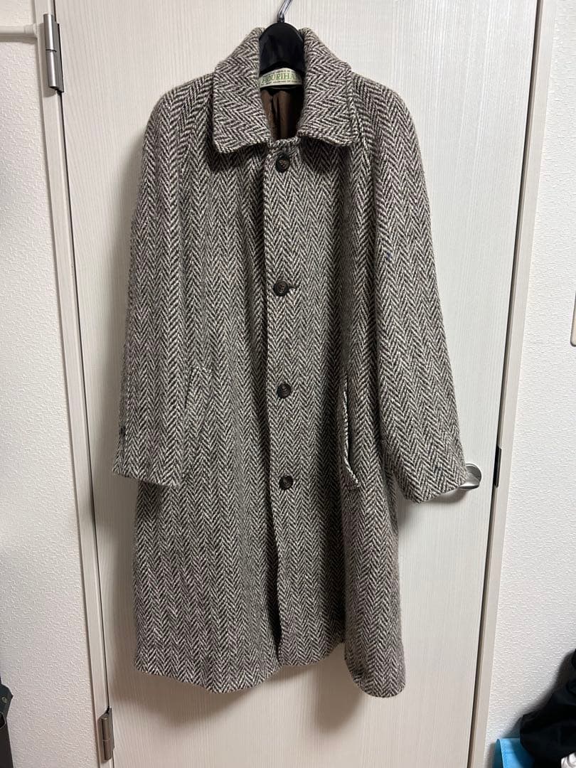 ジャケット・アウター JIMMY HOURIHAN Donegal Tweed Long Coat