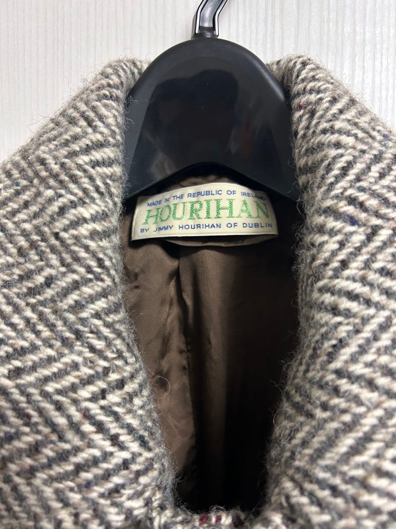 ジャケット・アウター JIMMY HOURIHAN Donegal Tweed Long Coat