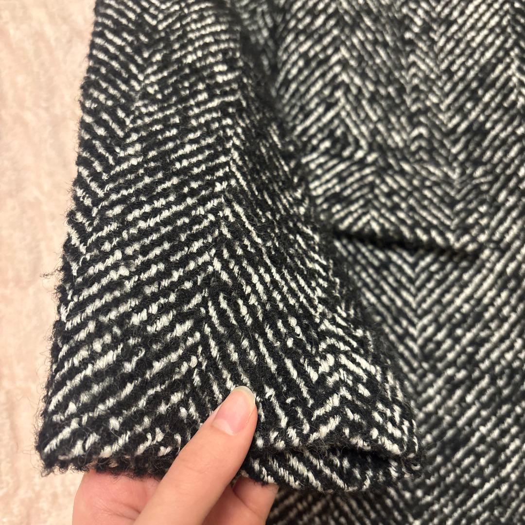 【her lip to】　ツイード　ロングコート　 M