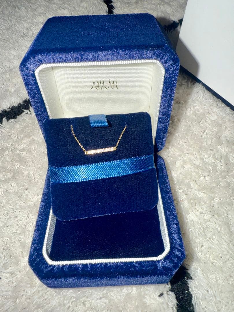 AHKAH アーカー ティナチェーン ブレスレット K18YG ダイヤ 【美品】