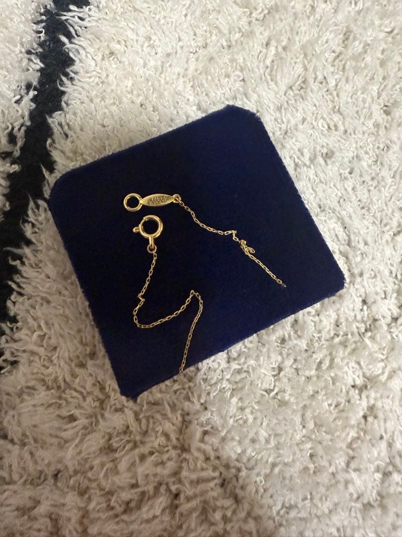 AHKAH アーカー ティナチェーン ブレスレット K18YG ダイヤ 【美品】