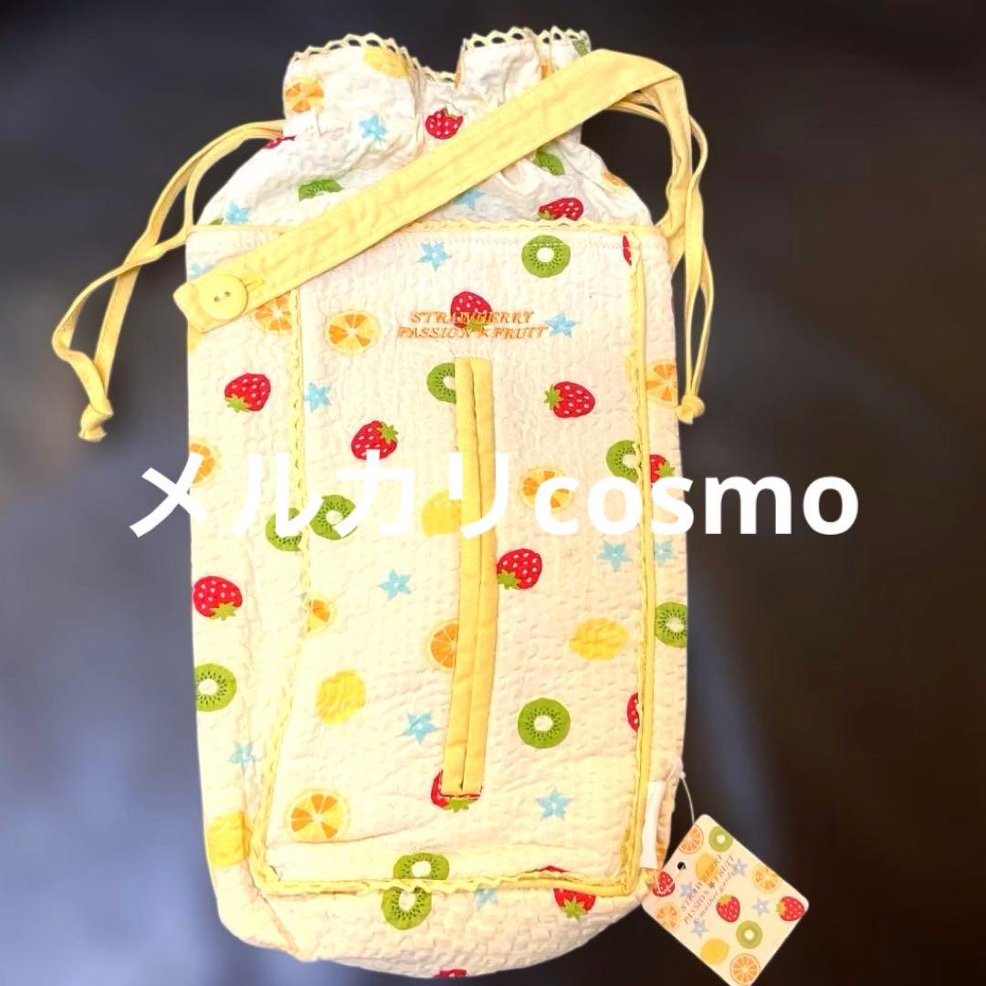 フルーツ柄 ティッシュボックスカバー マザーガーデン　平成レトロ　いちご