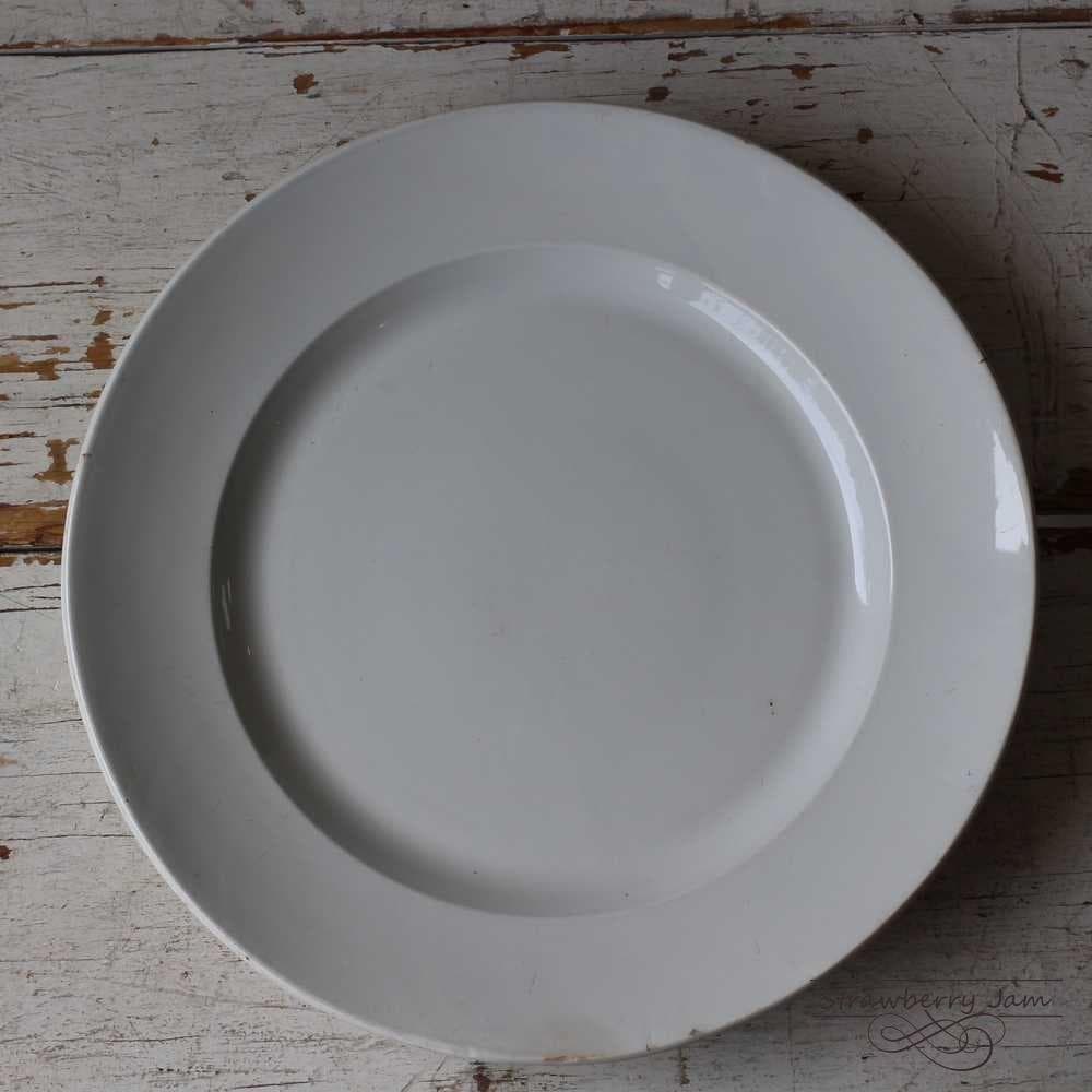 IKI-552 フランスアンティーク クレイユモントロー プレート 陶器 お皿