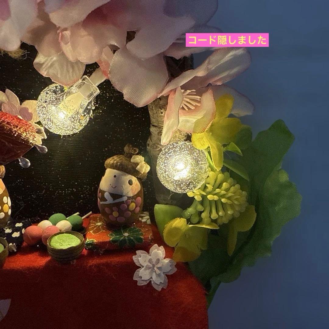 どんぐりアート♡夜桜タペストリー風リース＆銀河へlet's go 2点♡