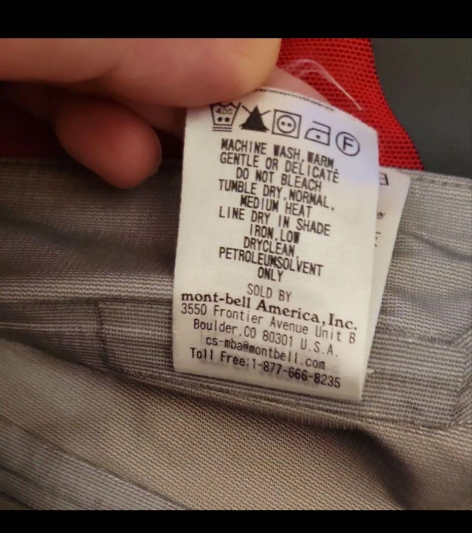 mont-bell GORE-TEX マウンテンパーカー レッド