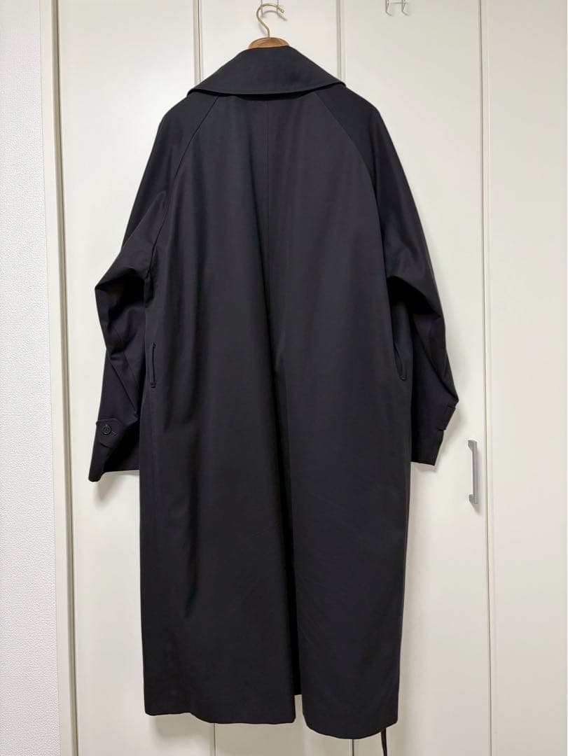 COMOLI コモリ コットンギャバ タイロッケンコート 4 ブラック