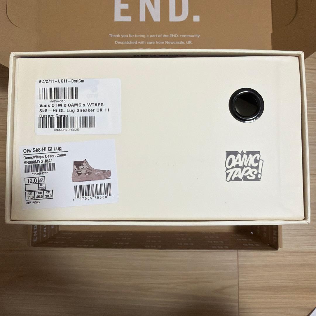 靴 wtaps oamc vans sk8-HI UK11 30.0cm