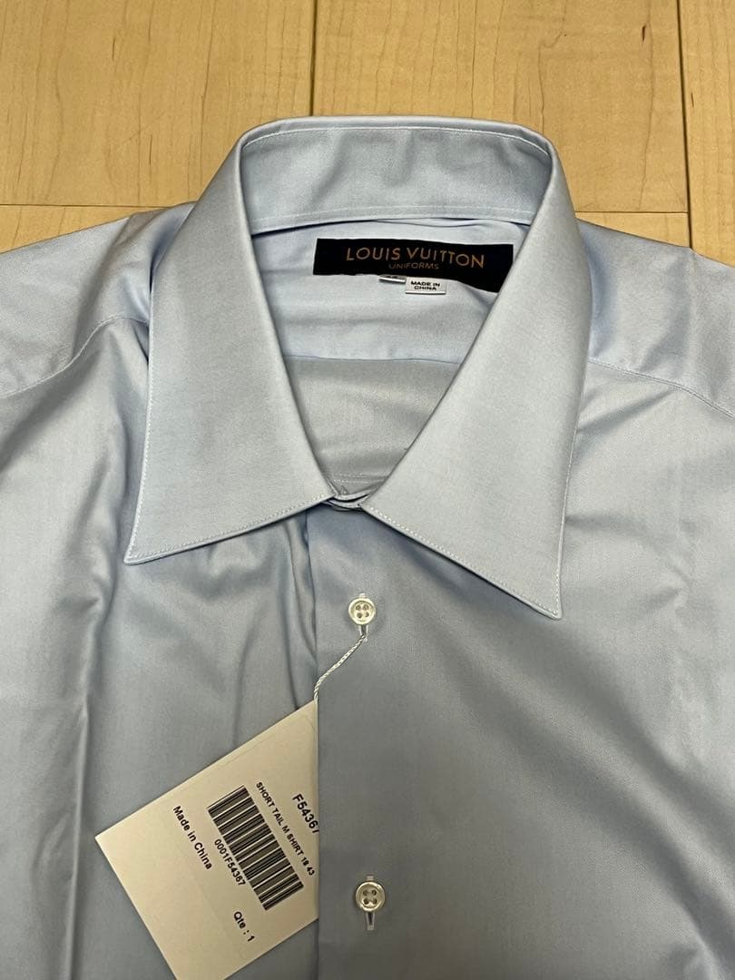 louisvuitton☆ビジネスシャツ43ブルー未使用品/非売品