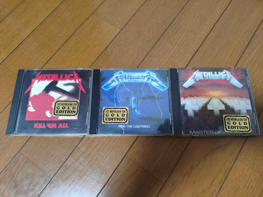 メタリカ ゴールドエディション 3アルバム 限定版 LLICA