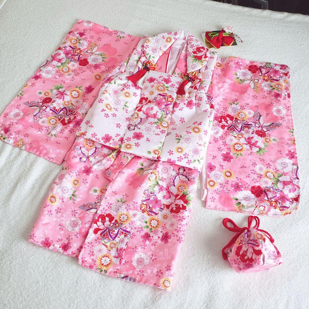 七五三　3歳　着物　セット