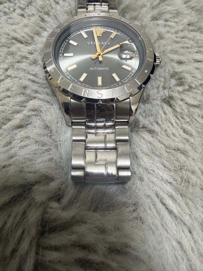 VERSACE 自動巻き時計 シルバー/グレー