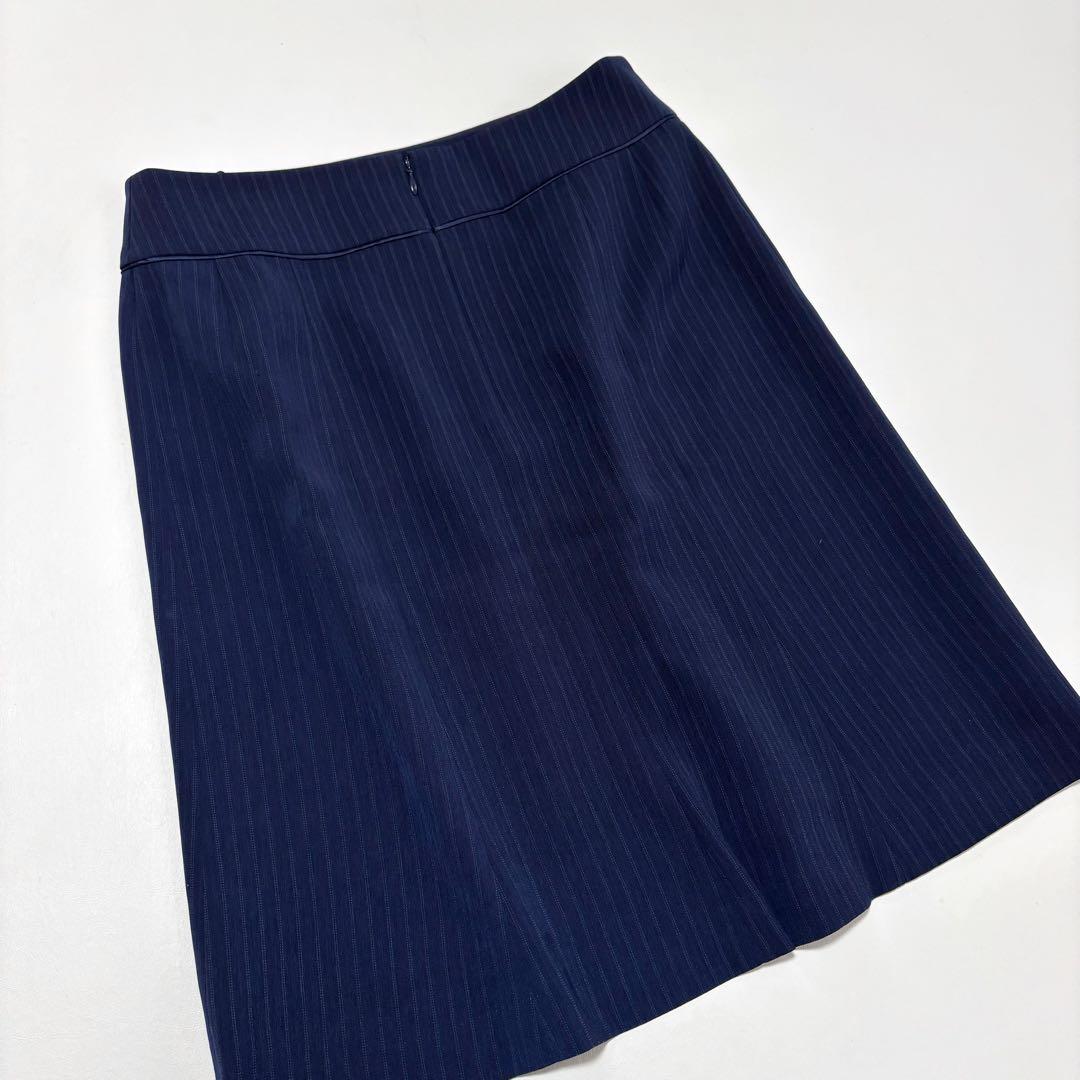 オリヒカ　３点セット　スーツ　ウォッシャブル　ストライプ　ネイビー　Lサイズ