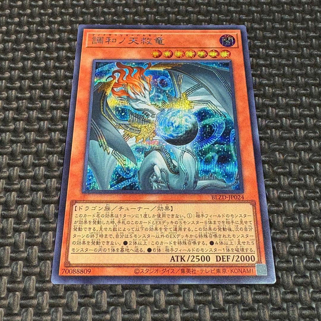 【トレカ】遊戯王：調和ノ天救竜［BLZD］SE
