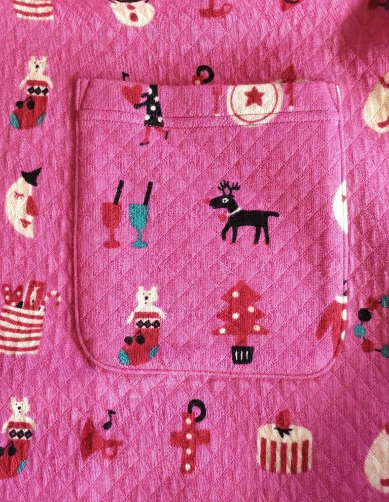 マタノアツコルームウェア　ワンピース　あったか素材　Ｍピンク　ワコール新品