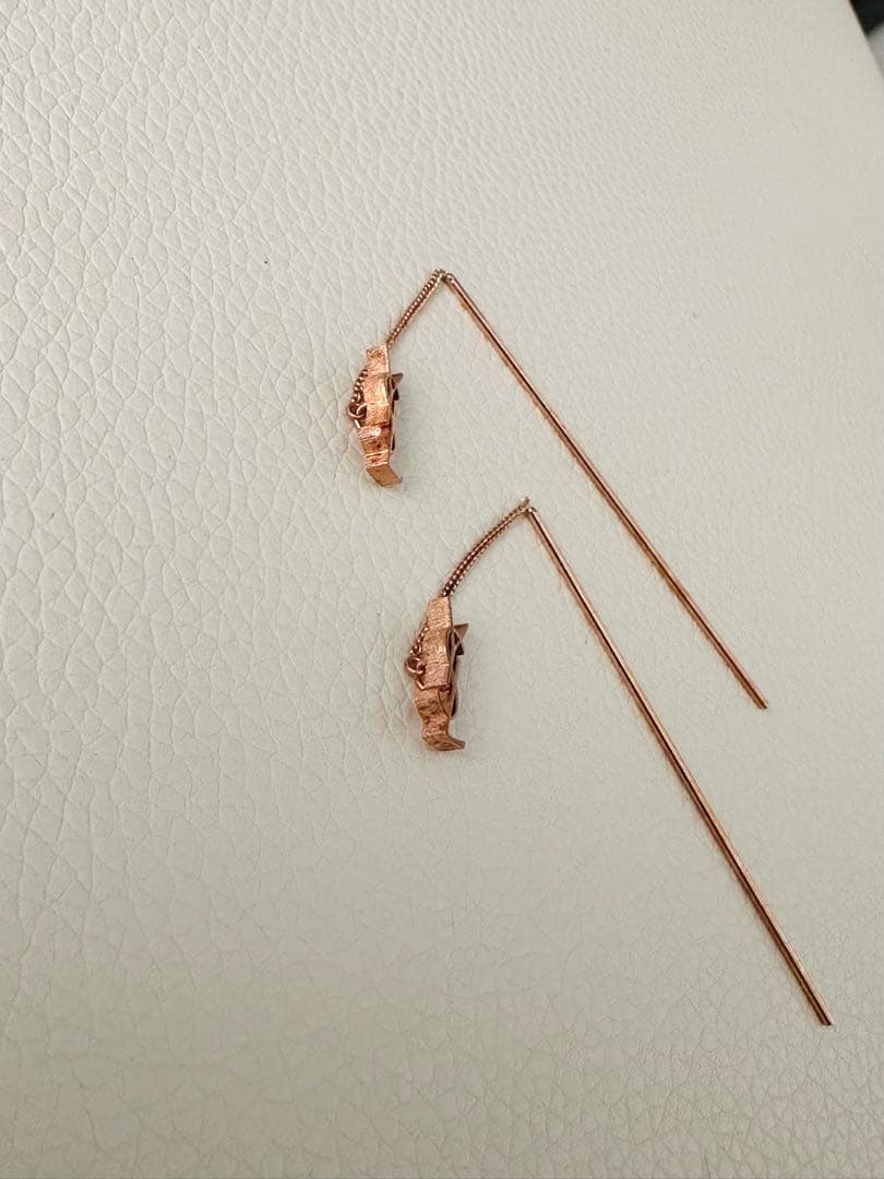 SAINT LAURENT サンローラン ピアス イヤリング ピンクゴールド