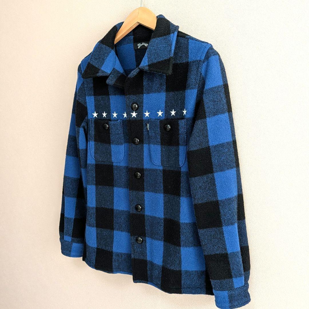 【美品】マーブルズ Marbles 9STARS バッファロージャケット 青黒