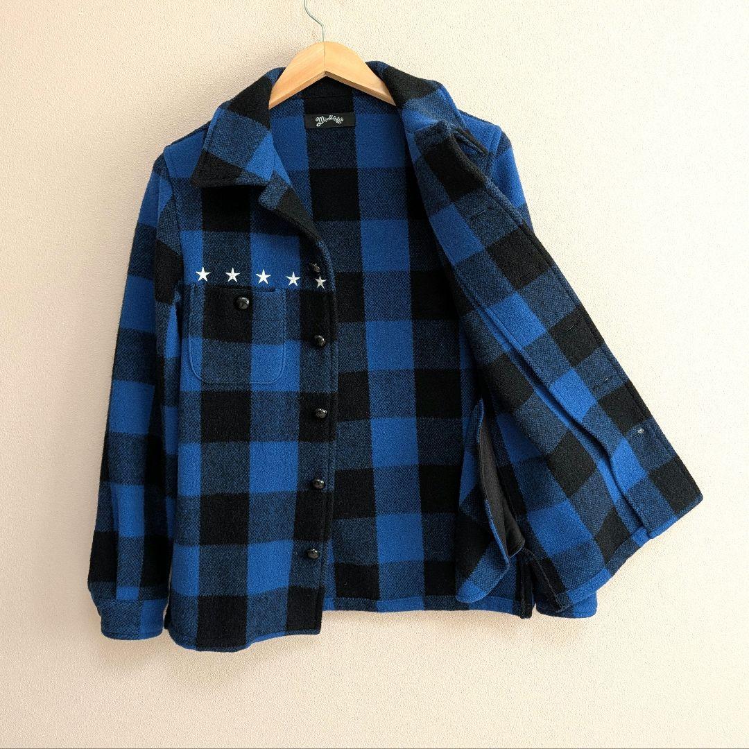 【美品】マーブルズ Marbles 9STARS バッファロージャケット 青黒