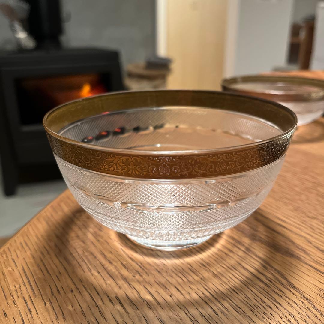 Moserモーゼル　スプレンディッドボウル　大小2個セット