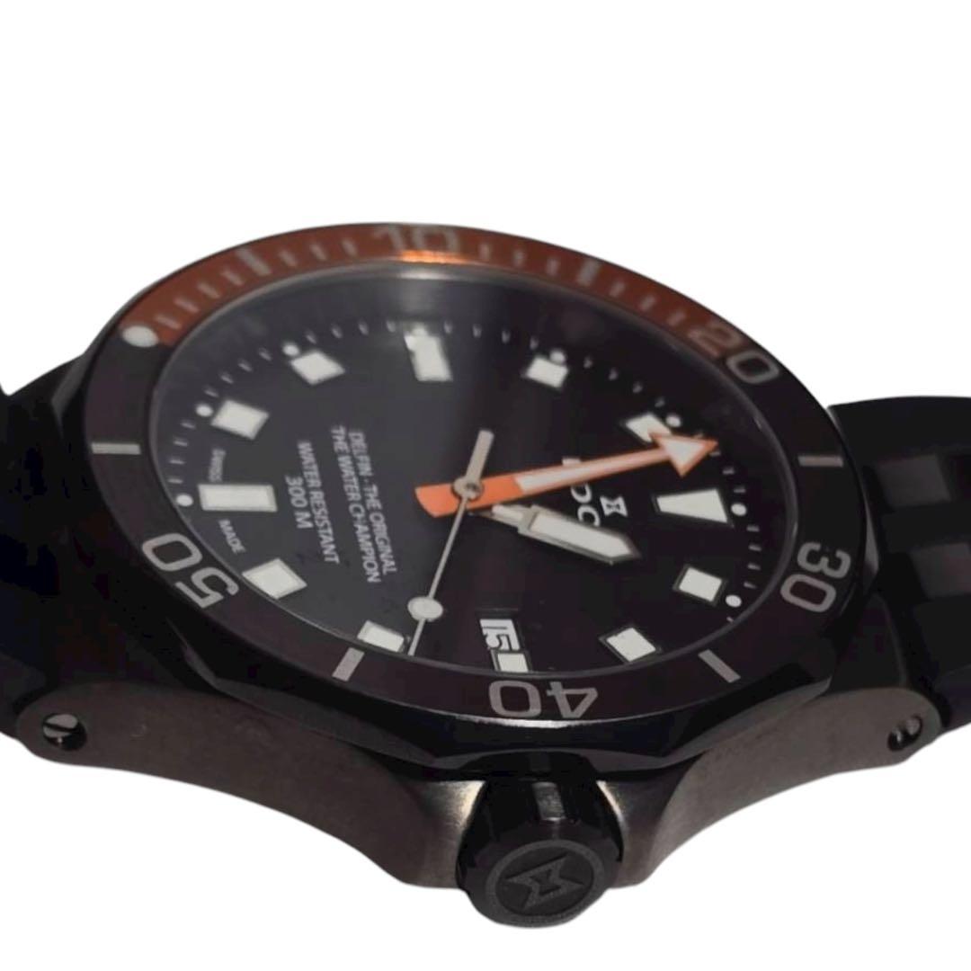 【美品】EDOX エドックス デルフィン 腕時計 ダイバーズウォッチ