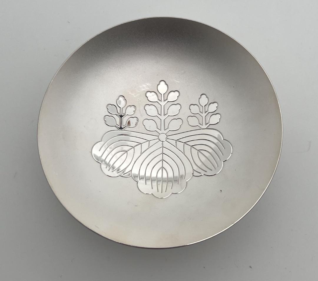 純銀　銀杯 　銀皿　純銀刻印　重さ約：138.44ｇ