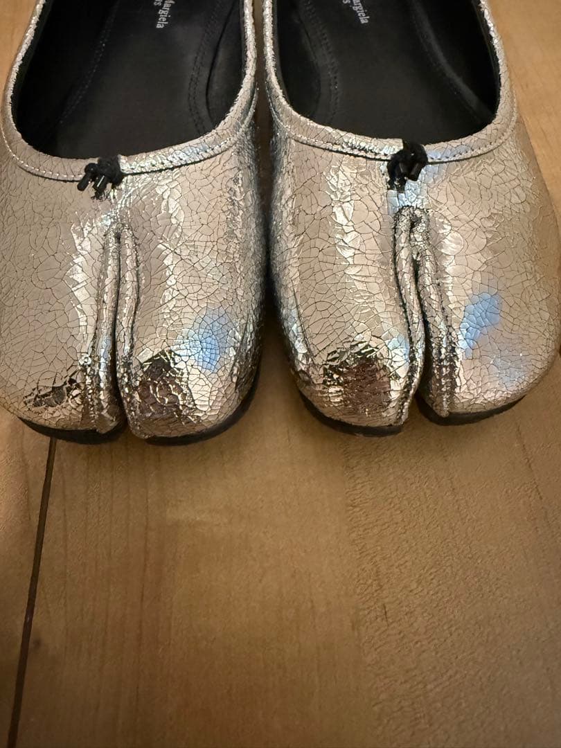 にーMaison Margiela マルジェラ 足袋バレエ 38シルバー