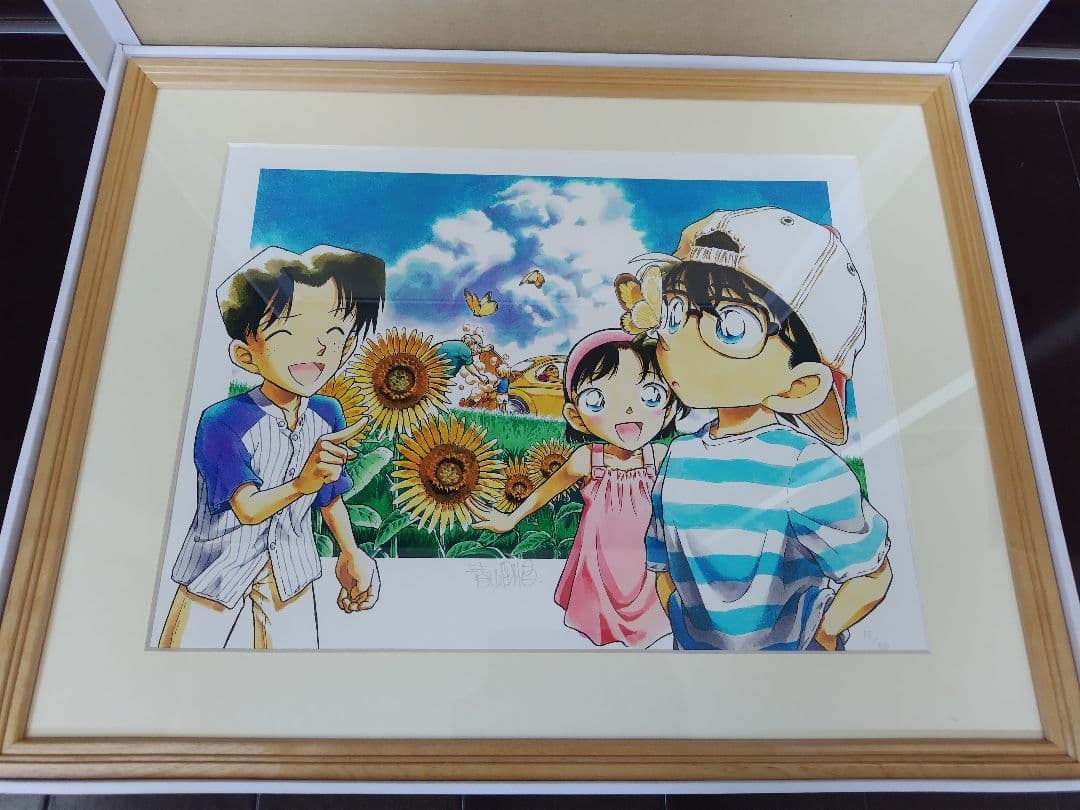 名探偵コナン 複製原画 50部限定 直筆サイン入り 箱あり