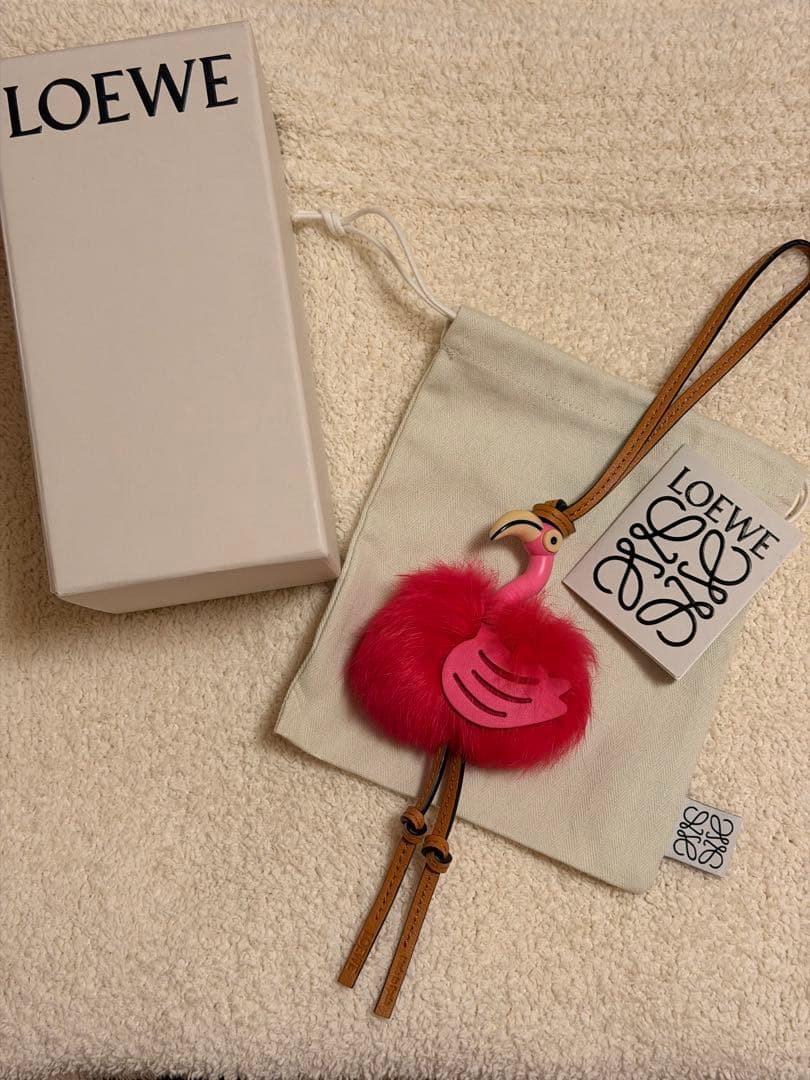 LOEWE フラミンゴ バッグチャーム